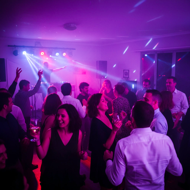 photo d'une animation pour une soirée privée